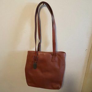 Nine West Tan Leather Bucket Bag
